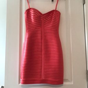 BCBGMaxAzria strapless cocktail dress
